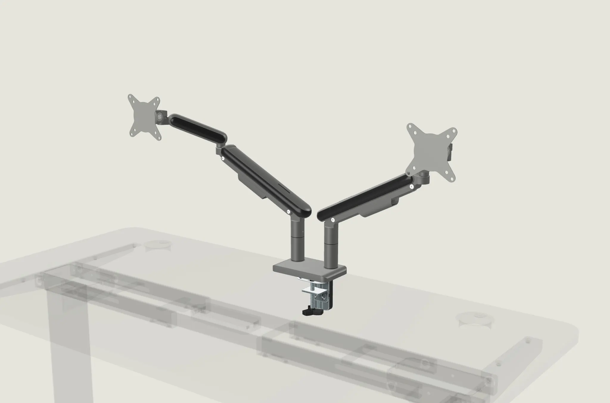 dual black Monitor holder - Image 1